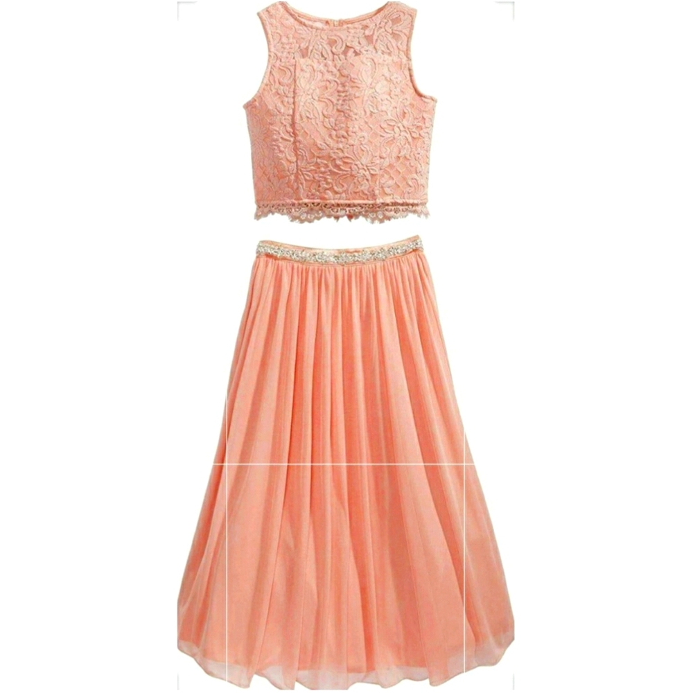 Sequin Hearts 2pc Maxi Dress